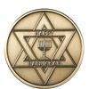 Image 1 : Christmas 2009 Bronze Round X-8 Happy Hanukkah (with or