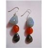 Image 1 : NATURAL 55.40 CTW SUSUNITE, SEMIPRECIOUS EARRING .925 S