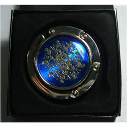 PORTABLE TABLE BAG HOLDER ROYAL BLUE