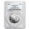 Image 1 : 2010 Israel Jonah in the Whale Silver 1 NIS PL-70 PCGS