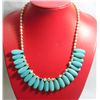 Image 1 : 290.00CTW PHILIPPINE FRESHWATER PEARL AND BLUE TURQUOIS