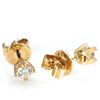 Image 2 : Genuine 0.495 ctw Diamond Stud Earring 18kt