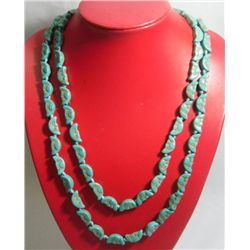 NATURAL BLUE TURQUOISE HALF MOON