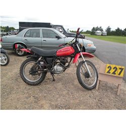 1980 Honda XL 185, Sells No Title, Off Road Use Only
