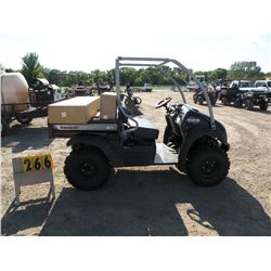 2012 Kawasaki 610XC Mule 4x4 w/plow JK1AFED16CB507166