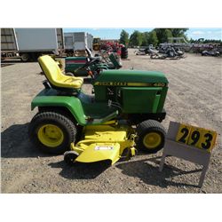 1987 John Deere 420 w/60" deck M00420X420176