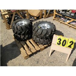 ITP front & rear aluminum rims & 12" tires