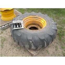 JCB 19.5x24 tire & rim -City Owned
