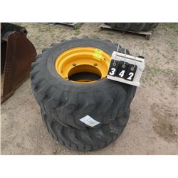 Qty 2 JCB 14-17.5 tires & rims  -City Owned
