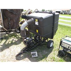 EZ Rake pull-type yard vacuum, 5hp Briggs