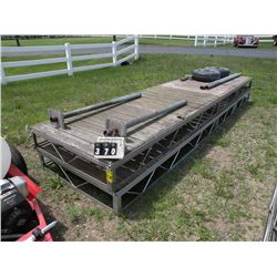 2 -16' aluminum dock sections w/wheels