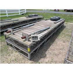 2 -16' aluminum dock sections w/wheels