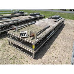 2 -16' aluminum dock sections w/wheels