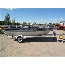 1990 Sylvan Super Sportster 17' boat w/trailer SYL64806A090