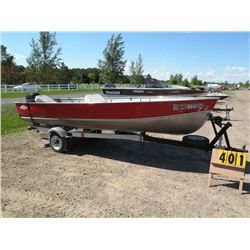 1972 Lund 16' boat w/trailer 635533