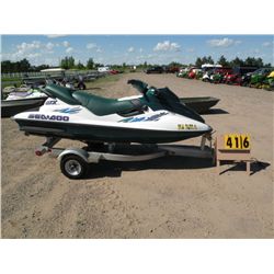 1997 Sea Doo GTX w/trailer ZZNF1757D797