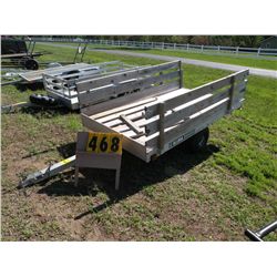 2002 Aluma 54x96 aluminum trailer 1YGUS08112B004284