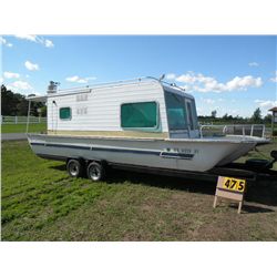 1971 Yukon 25' houseboat w/trailer