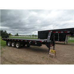 1998 Kiefer tri axle goosneck trailer     1DVDF2423WA004561