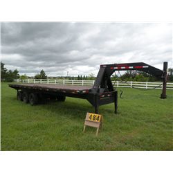 1998 Kiefer tri axle goosneck trailer     1DVDF2431WA004284