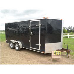 2010 Freedom enclosed trailer w/ramp door    5WKBE1625A1008948