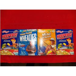 4-Fishing Cereal Boxes