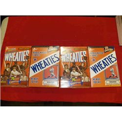 4-Boxes Wheaties Collector Boxes