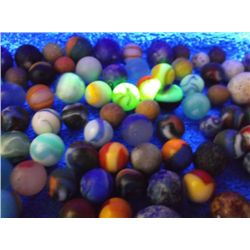 Vintage Marbles some light up-some clay