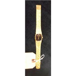 Peter Barrett Gold tone Watch Black Face