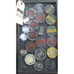 Custom Made Poker Buttons,