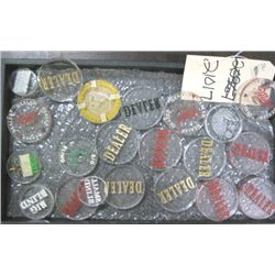 Custom Made Poker Buttons,