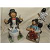 Image 1 : 2 Melody In Motion Bisque Porcelain Clowns