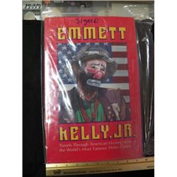 Emmitt Kelly Jr. signed Book
