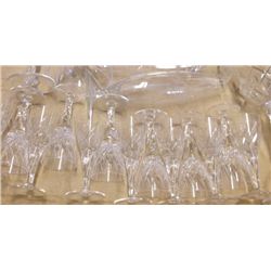 Hand Cut Crystal Cordials 13 pcs.