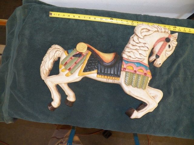 Plaster Carousel Horse
