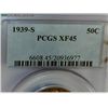 Image 3 : 1939 S WALKING LIBERTY HALF DOLLAR PCGS XF45