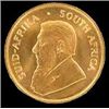 Image 1 : KRUGGERRAND GOLD 1 TROY OUNCE .999 GOLD