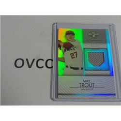 MIKE TROUT 2012 TOPPS TRIPLE THREADS GAME USED JERSEY 32/36