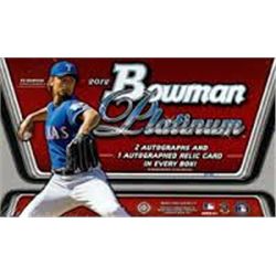 2012 BOWMAN PLATINUM BASEBALL HOBBY BOX SEALED AND UNOPENED!