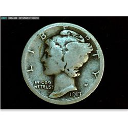 1917 MERCURY DIME