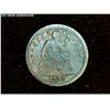Image 1 : 1945 SEATED HALF DIME WITH STARS