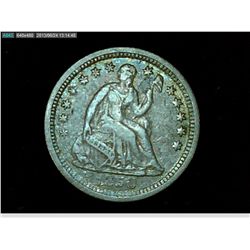 1850 O SEATED HALF DIME WITH STARS