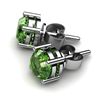 Image 1 : Tourmaline 1.50ctw Earring 14kt White Gold