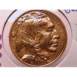 2009 Gold Buffalo $50 Gem BU.9999 1 OZ Pure Gold