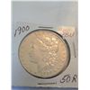 Image 1 : 1900 MORGAN SILVER DOLLAR AU/BU