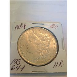 1900 MORGAN SILVER DOLLAR MS-64+
