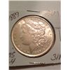 Image 1 : 1889 MORGAN SILVER DOLLAR MS-64+