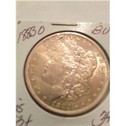 1883-O MORGAN SILVER DOLLAR MS-63+
