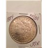 Image 1 : 1884 MORGAN SILVER DOLLAR AU/BU