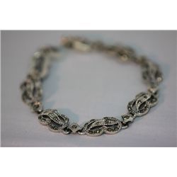 80.00 CTW ANTIQUE LOOKING BRACELET .925 STERLING SILVER